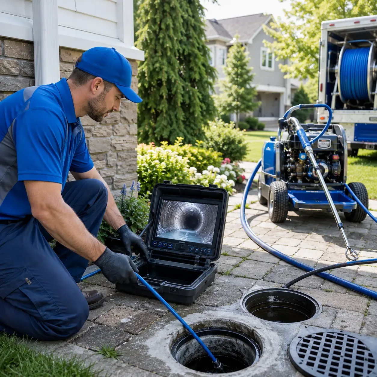 Outdoor drain cleaning professionals serving Vernon Center, NY